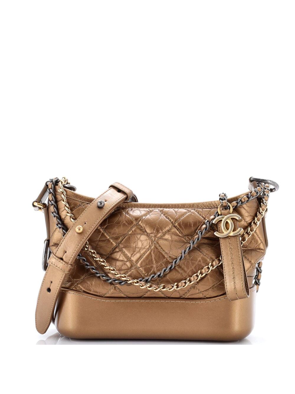 Chanel Gabrielle Hobo Quilted Metallic #242358C29B